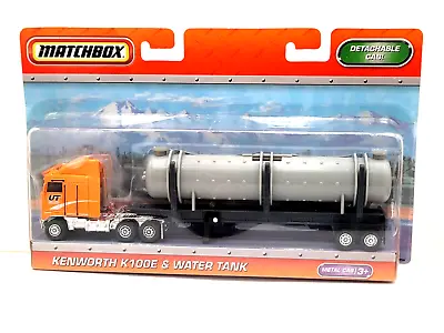 Matchbox - Kenworth K100e & Water Tank - Universal Transportation Tampo - Htf • $69
