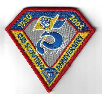 BSA 1930-2005 75th Cub Scouting Anniversary RED Bdr. [MX-2442] • $5.95