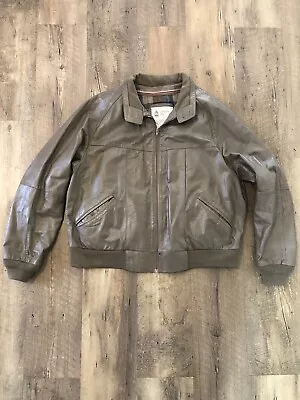 Vintage London Fog Leather Jacket  46 R • $50