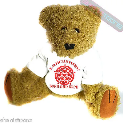 Lancashire Rose Emblem Mascot Novelty Gift Teddy Bear • £15.75