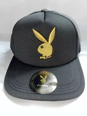 Playboy Gold Rush Foam Trucker SnapBack Size OSFA • $20