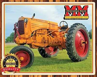 1948 Minneapolis-Moline Model R Waterloo Tractor - Rare - Metal Sign 11 X 14 • $27.99