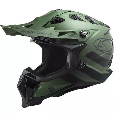 Open Box LS2 Adult Subverter Evo Cargo Dirt Bike Helmet Matte Military Green-3XL • $126.49