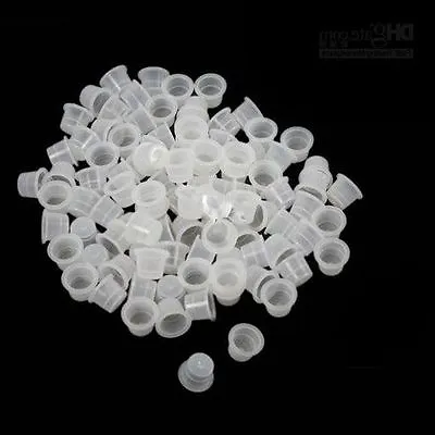 $8.49 • Buy Tattoo Ink Caps Clear 100 Pieces Lot Wholesale 