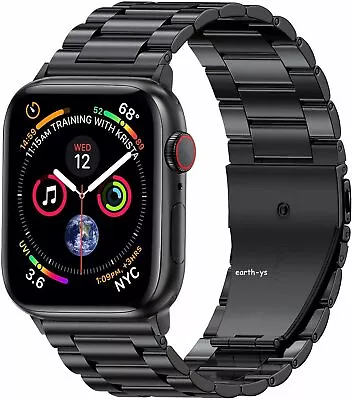 $14.89 • Buy Stainless Steel Watch Band Metal Strap For Apple IWatch Series 9 8 7 SE 6 5 4 49
