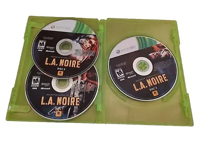 Xbox 360 L.A. Noire 3 Disc & Case Set - Works Great! • $9.33