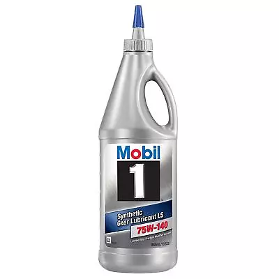 Mobil 1 Synthetic Gear Lubricant LS 75W-140 1 Quart Case Of 12 • $181.99