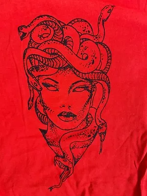 Red Medusa Gothic Punk T-Shirt Adult Sizes • $9.98