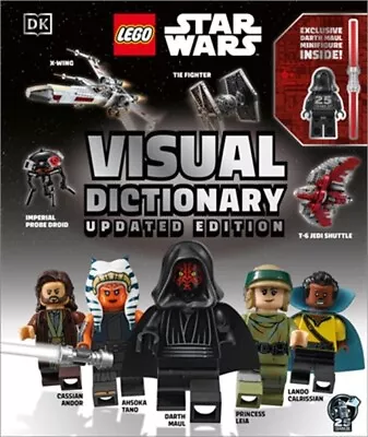 Lego Star Wars Visual Dictionary Updated Edition: With Exclusive Star Wars Minif • $25.55