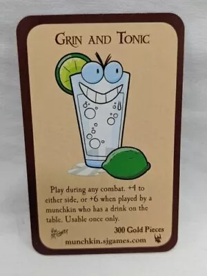 Lot Of 5 Munchkin Cards Rusty Nail Grin And Tonic VIP Curse! And Brandy • $50.63