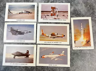 Vintage Lot Of 7 Sicle Popsicle Trading Cards Premium Airplanes And Rockets • $42