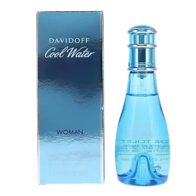 Davidoff Cool Water 50ml Eau De Toilette Spray For Women EDT HER NEW • £22.28