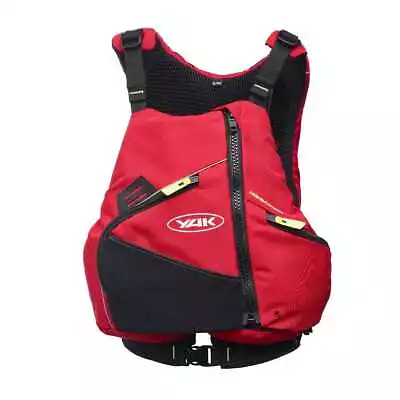 Yak High Back 60N Buoyancy Aid Red Kayak Canoe Watersports SUP PFD • £59.95