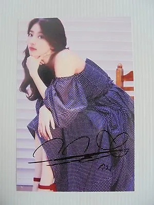 Suzy Bae Miss A 4x6 Photo Korean Actress KPOP Auto Signed USA Seller SALE Y11 • $14.99