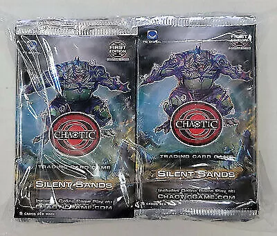 24x Chaotic TCG CCG 1st Edition Silent Sands Trading Card Booster Packs • $172.37