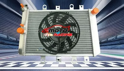 Alu Radiator + FAN For Yamaha Grizzly 700 YFM700/550/500 2007-2013 EPS ATV Quad • $78.77