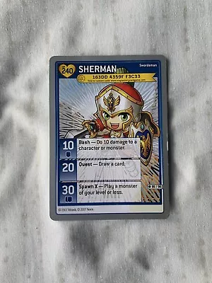 Sherman 240Hp MapleStory Card 2007 Wizards/Neon • $15