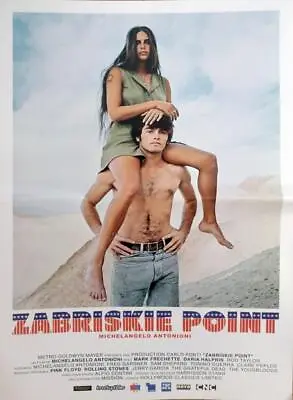 Zabriskie Point - Antonioni / Frechette - Reissue Small French Movie Poster • $59.99