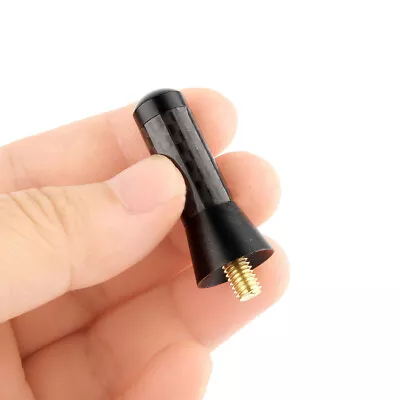 $6.69 • Buy Car 1.4  Carbon Fiber AM/FM Radio Car Short Antenna Stubby Screw Aluminum Parts