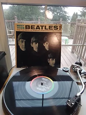 The Beatles  Meet The Beatles  1964 Capitol Records Mono LP Rare 1st Press T2047 • $45