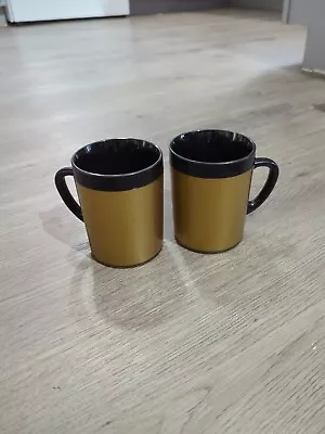 2 Vintage Thermo-Serv Coffee Mugs Made In USA • $8