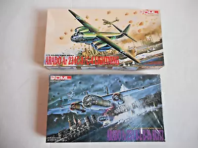 2 DML WWII German Bomber Jets Arado AR 234C/C4 Lightning & 234B2/ B26 Blitz 1/72 • $29.99