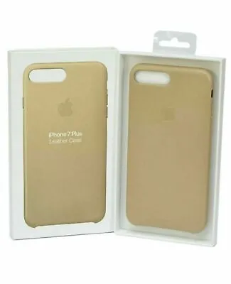 Genuine Original IPhone 7 Plus Apple Leather Case - Tan Colour - FREE P&P! • £9.99