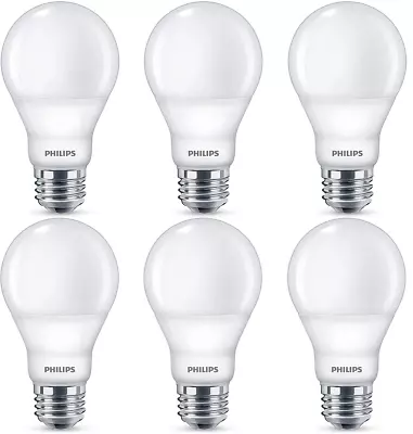 Philips LED Dimmable A19 Light Bulb With Warm Glow Effect 6 Pack • $36.99