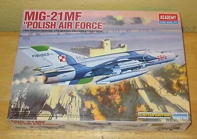 Academy Limited Edition 1/48 MIG-21MF Polish Air Force Model Kit 12224 NEW IN OP • $29.95