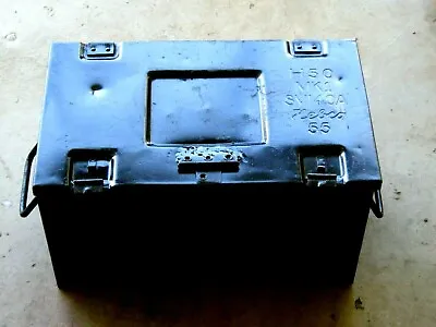 Vintage 1955 Australian Kelso Metal 9mm Cartridge H50 Mk 1 SV140A Ammunition Box • $30