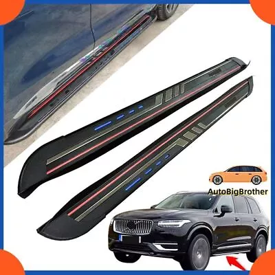 Fits For Volvo XC90 2015-2023 Fixed Running Board Side Steps Pedals Nerf Bar • $379