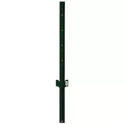 Everbilt 3 X 3 In X 6 Ft Green Steel Fence Heavy Duty U-Post W/Anchor Plate • $16.97