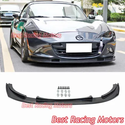 For 2016-2024 Mazda Miata MX-5 ND ND2 ND3 B Style Front Bumper Lip (Urethane) • $139.99