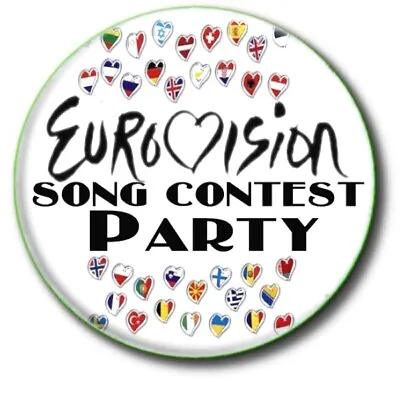 £2.99 • Buy  Eurovision Song Contest Party Beautiful Large 55mm Badge