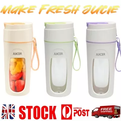 340ML Juicer Blender Cup Fruit Vegetable Mixer Blenders Portable Health Fitness • $12.88