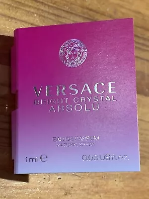 Versace Bright Crystal Absolu Eau De Parfum Sample • $14