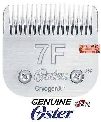 GENUINE Oster A5 Cryogen-X 7F 7FC BLADE*Fit A6 Andis AGCWahl KM10 KM5 Clipper • $41.99