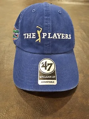 The Players Florida Gators ‘47 Clean Up Adjustable Blue Hat Cap Logo PGA  • $13.99