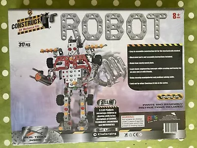 ROBOT S.T.E.M  DIY Mechanical Construction Kit Hands On 8yrs+ Skill Level 3  • £4.99