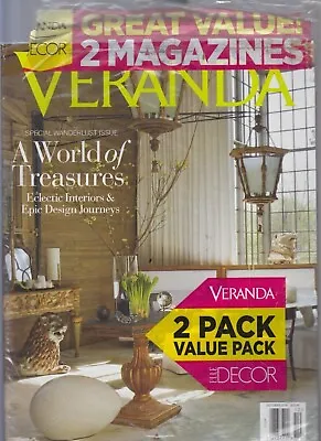 Veranda & Elle Decor September/October 2018 Special Wanderlust Issue • $10.99