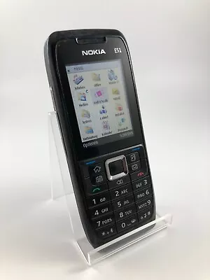 £37.70 • Buy Nokia E51 Good Condition Black Simlock Free 12 Months Warranty
