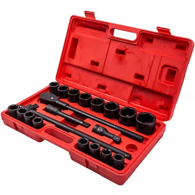 21pcs Socket Sets 3/4  Impact Deep Socket Set Extension T Breaker Bar 19mm-50mm • $180