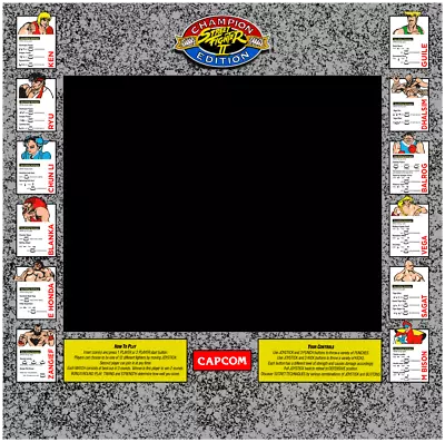 £19.99 • Buy Street Fighter 2 Sure Killing Technique  Screen Bezel For Arcade 1up