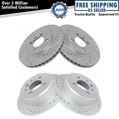 Drilled Brake Rotor Set Fits 91 BMW 318i 84-87 325e 87-91 325i 87-90 325is • $118.49