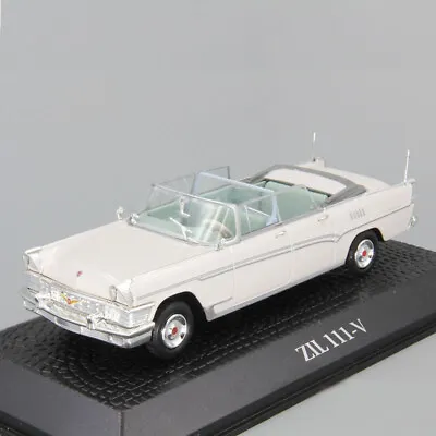 ZIL-111-V (Leonid Brejnev) Limousine White Diecast Model 1:43 2696004W • $99.99