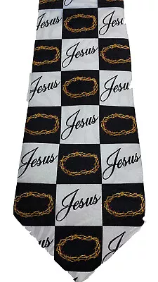 $17.99 • Buy Steven Harris Christian Jesus Necktie Religious Neck Tie Design 13