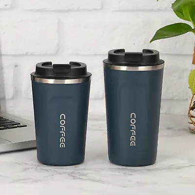 Insulated Cup Portable Coffee Cup Stainless Steel Leakproof  R9U9 • $12.19