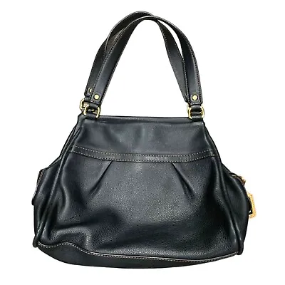Ugg Australia | Purse Handbag Black Leather Triple Pocket Satchel • $124.99