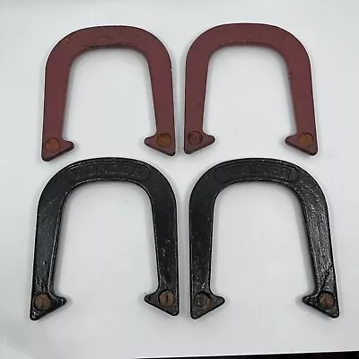 Vintage Wonder Horseshoe Set Professional Pitching Horse Shoes Set Of 4 Outdoor • $24.99