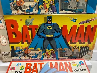 The Batman Board Game Vintage 1966 Milton Bradley 4648  COMPLETE • $175